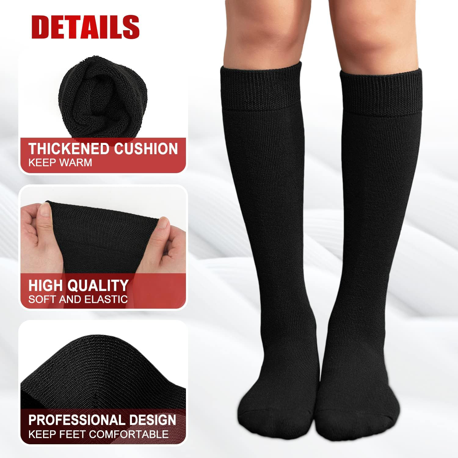 2 Pairs Fleece Warm Knee High  - огляд і ціна Cycling To Work